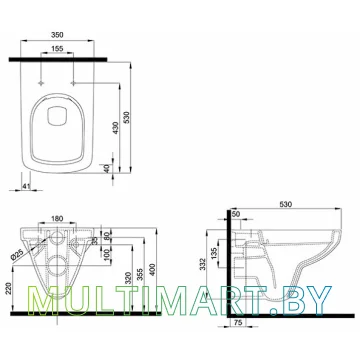 Унитаз Kolo Nova Pro (M33123000+M30122000) картинка 3